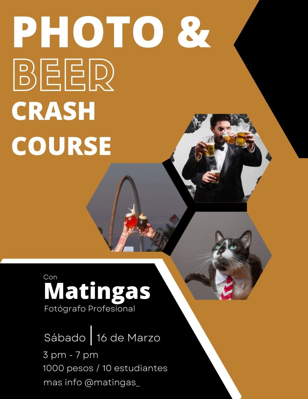 March 2024: Photo & Beer Crash Course – Paparazzi en Español – Bye Tijuana… !